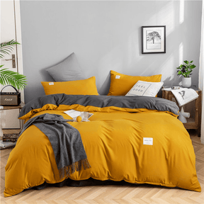 Ensemble de draps de luxe 4 pièces en 100% coton pur