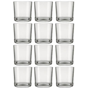 Set de 12 verres en verre pour whisky Bar Rocks de 265 ml Nadir